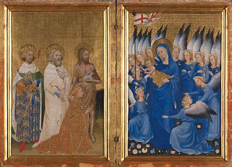  The Wilton Diptych: A Masterpiece of Intimacy and Heavenly Splendor